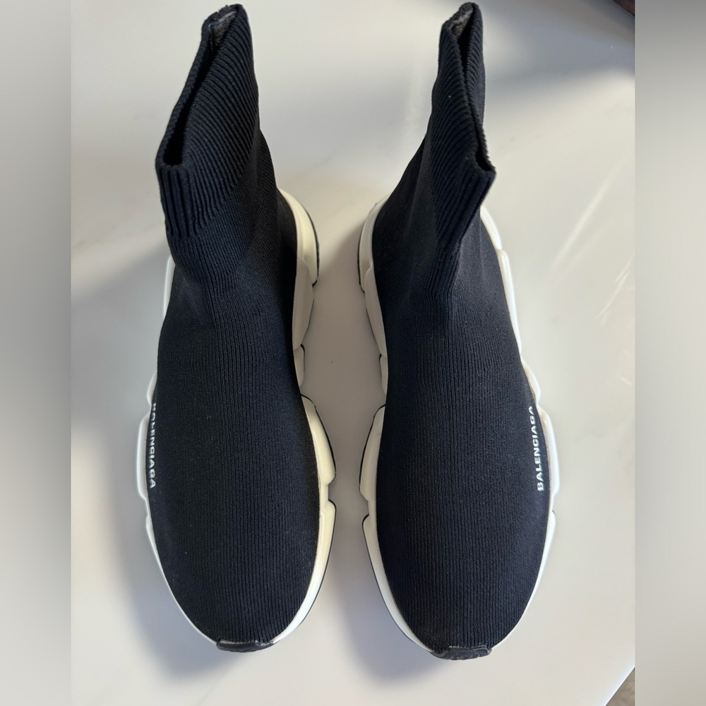 Black Sock Shoes - Picture 3 of 5